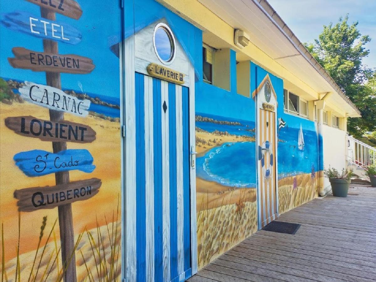 Camping Paradis Le Moulin Des Oies Belz Kültér fotó