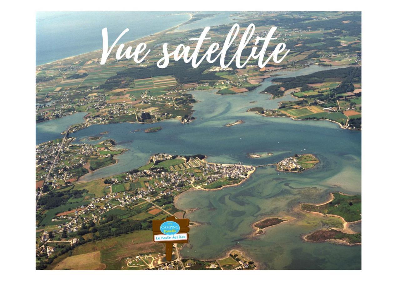 Camping Paradis Le Moulin Des Oies Belz Kültér fotó
