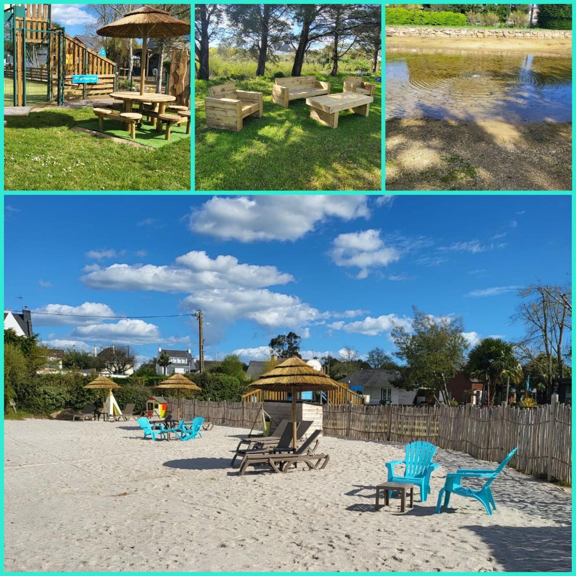 Camping Paradis Le Moulin Des Oies Belz Kültér fotó