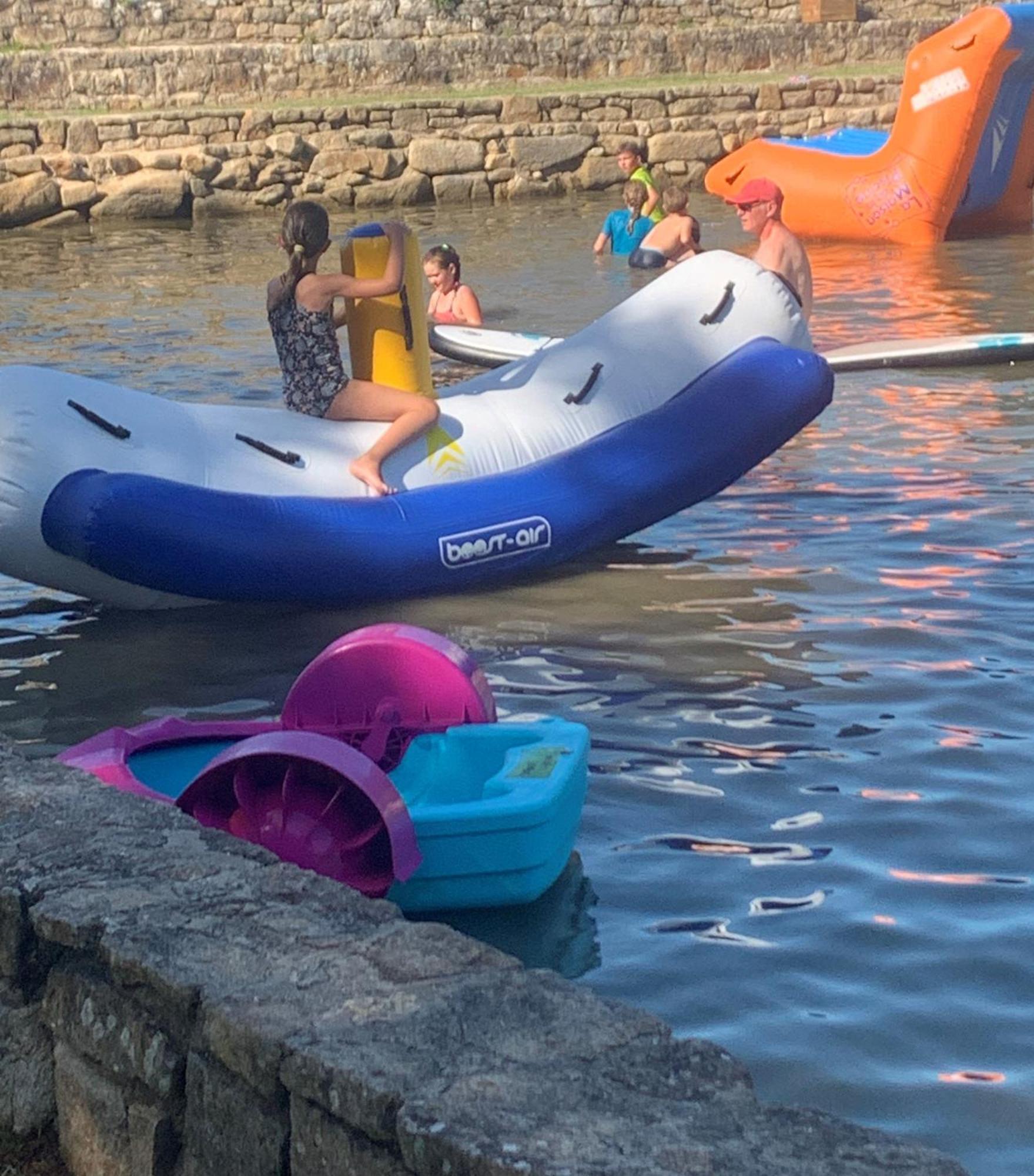 Camping Paradis Le Moulin Des Oies Belz Kültér fotó