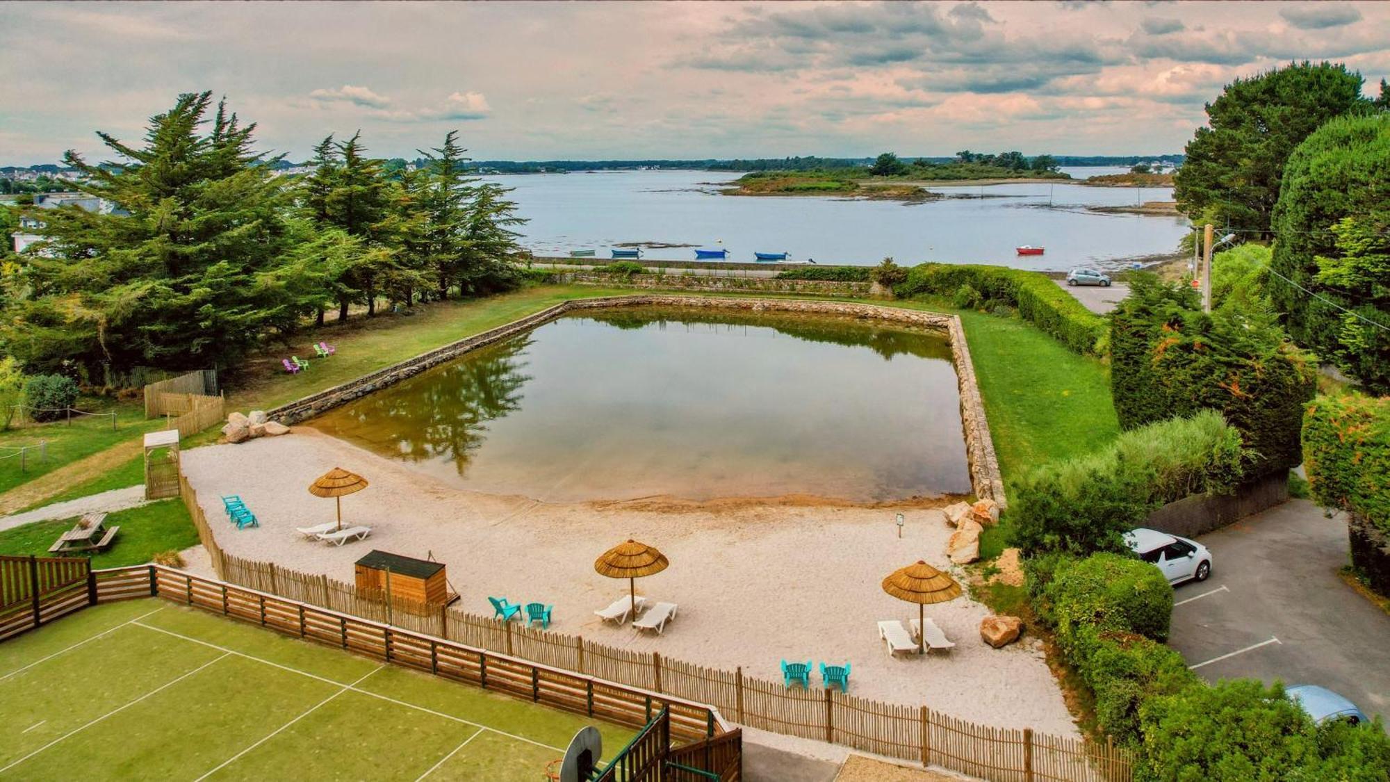 Camping Paradis Le Moulin Des Oies Belz Kültér fotó